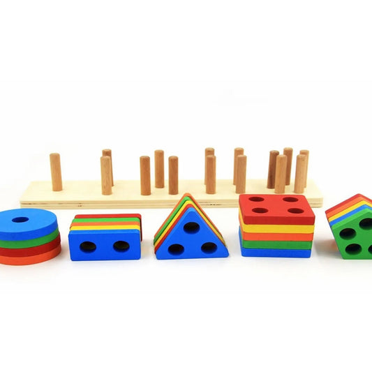 Juguete Didáctico de Encaje - 20 Piezas Educativas para Niños y Niñas